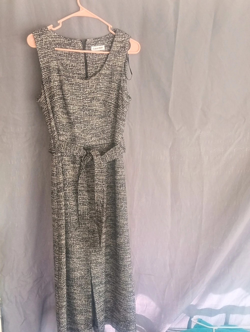 Calvin Klein Dress Black & White Size 8 Like New